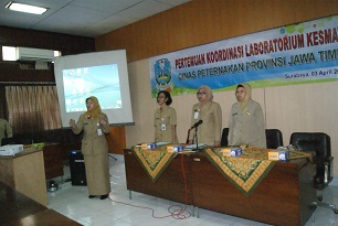 PERTEMUAN KOORDINASI LABORATORIUM KESMAVET DISNAK JATIM