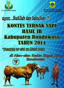 kontes ternak bondowoso 2014