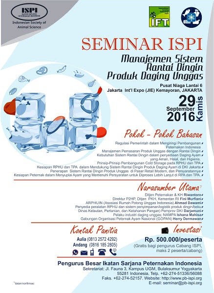 seminar ispi - manajemen daging unggas