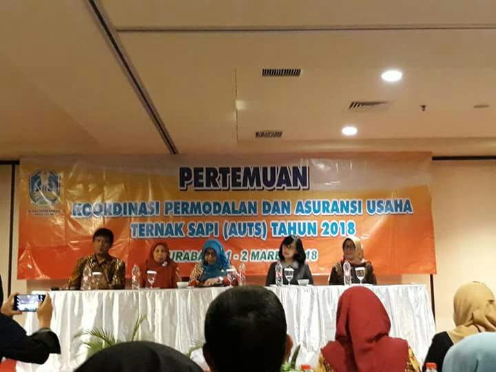 PERTEMUAN KOORDINASI PERMODALAN DAN ASURANSI USAHA TERNAK SAPI (AUTS) 2018