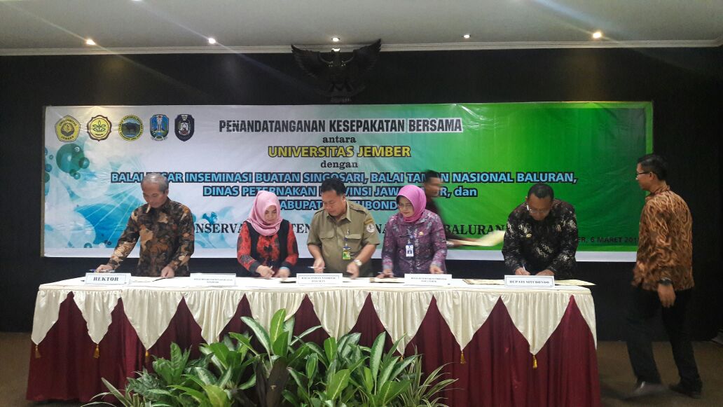 PENANDATANGANAN MoU PELESTARIAN BANTENG