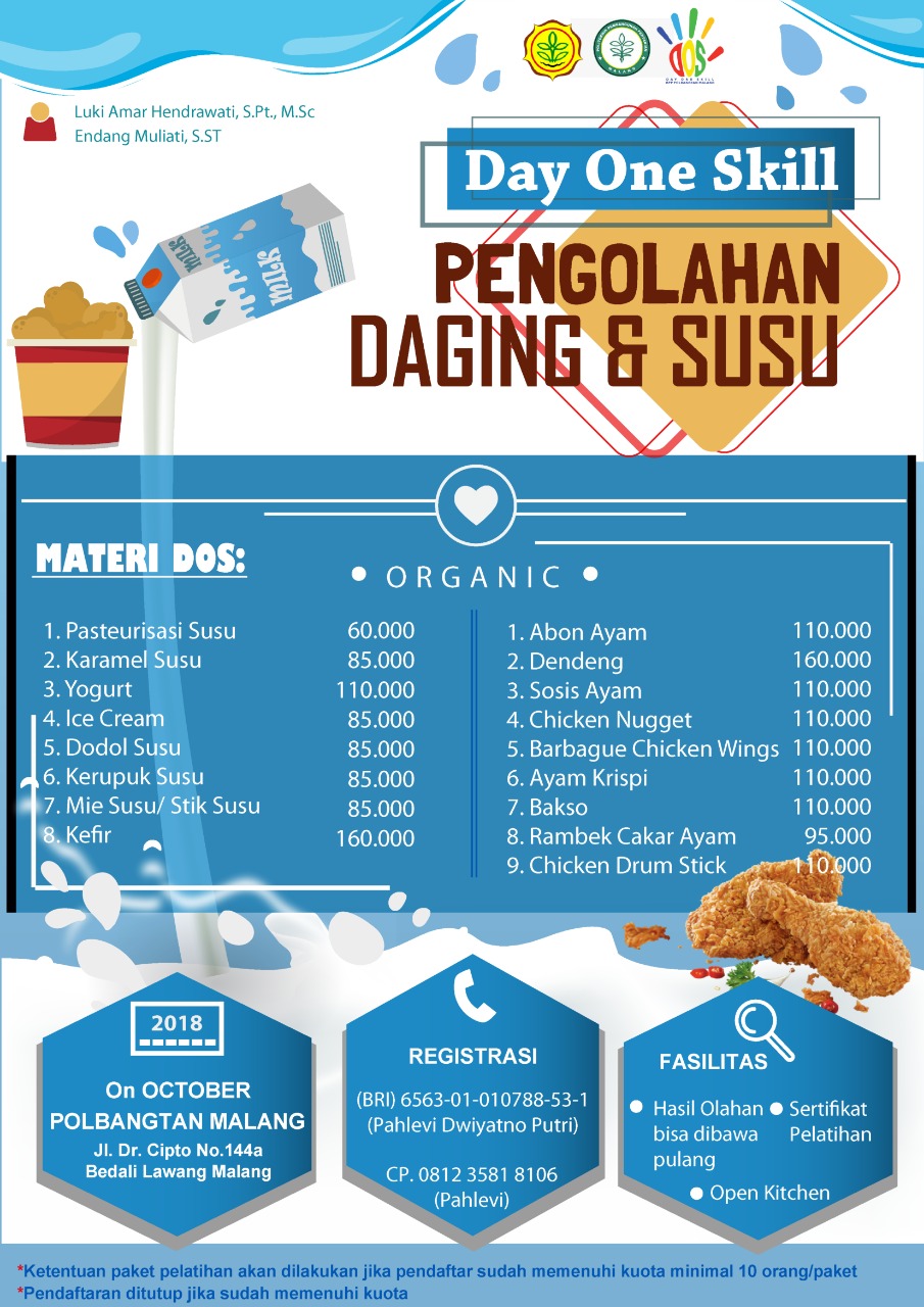 PENGOLAHAN DAGING DAN SUSU