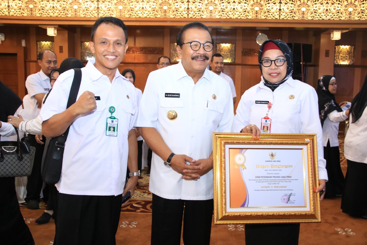 AKIP DINAS PETERNAKAN JATIM TERMASUK 70 PERSEN OPD DENGAN KATEGORI “A”