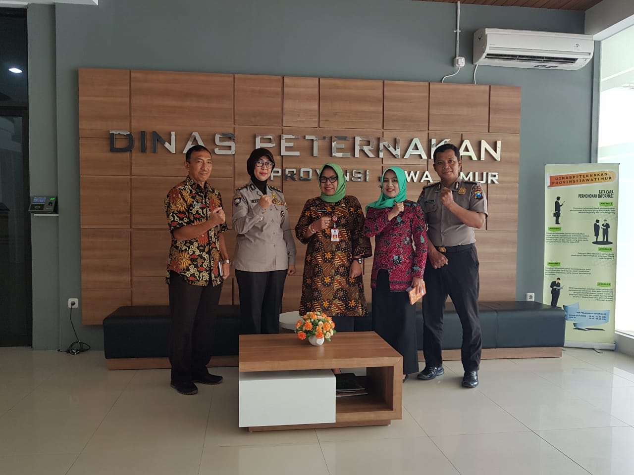 KOORDINASI PROGRAM PENGENDALIAN PEMOTONGAN BETINA PRODUKTIF DI JAWA TIMUR TAHUN 2019 DENGAN BHABINKABTIMAS POLDA JATIM