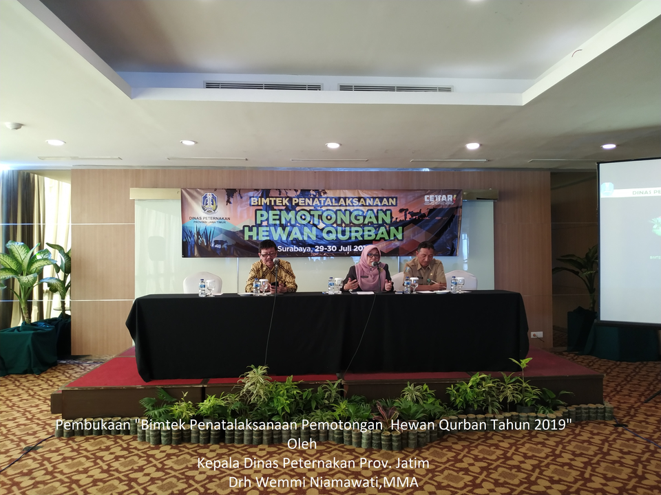 BIMTEK PEMOTONGAN HEWAN QURBAN 2019