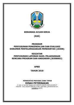 Kerangka Acuan Kerja (KAK)