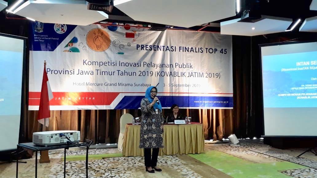 DISNAK JATIM TOP 45 Inovasi Pelayanan Publik (KOVABLIK JATIM 2019)