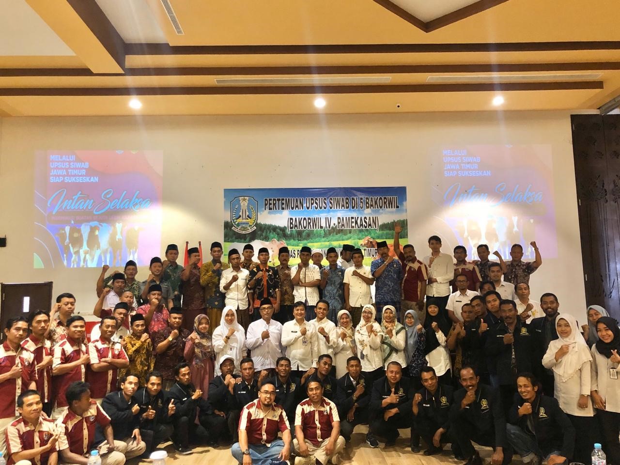 PERTEMUAN UPSUS SIWAB LINGKUP BAKORWIL IV PAMEKASAN TAHUN 2019