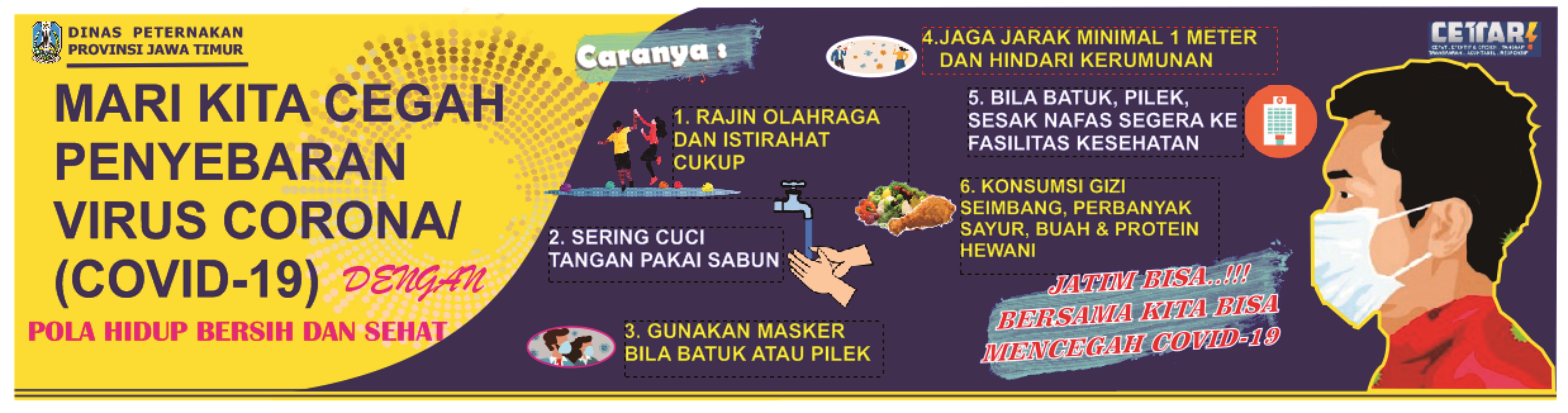 Dinas Peternakan Cegah COVID 19