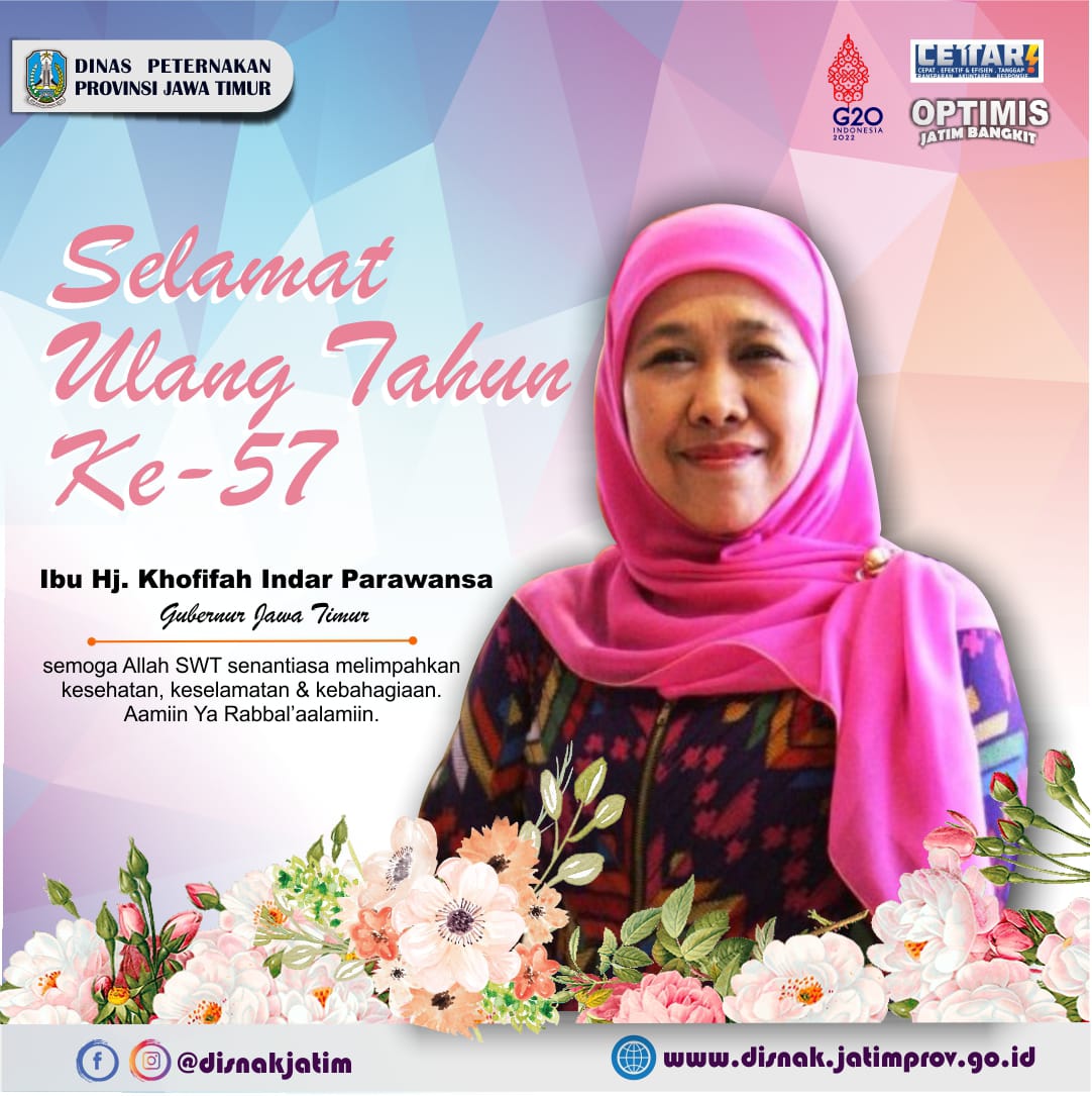 ulang tahun gubernur 57 tahun