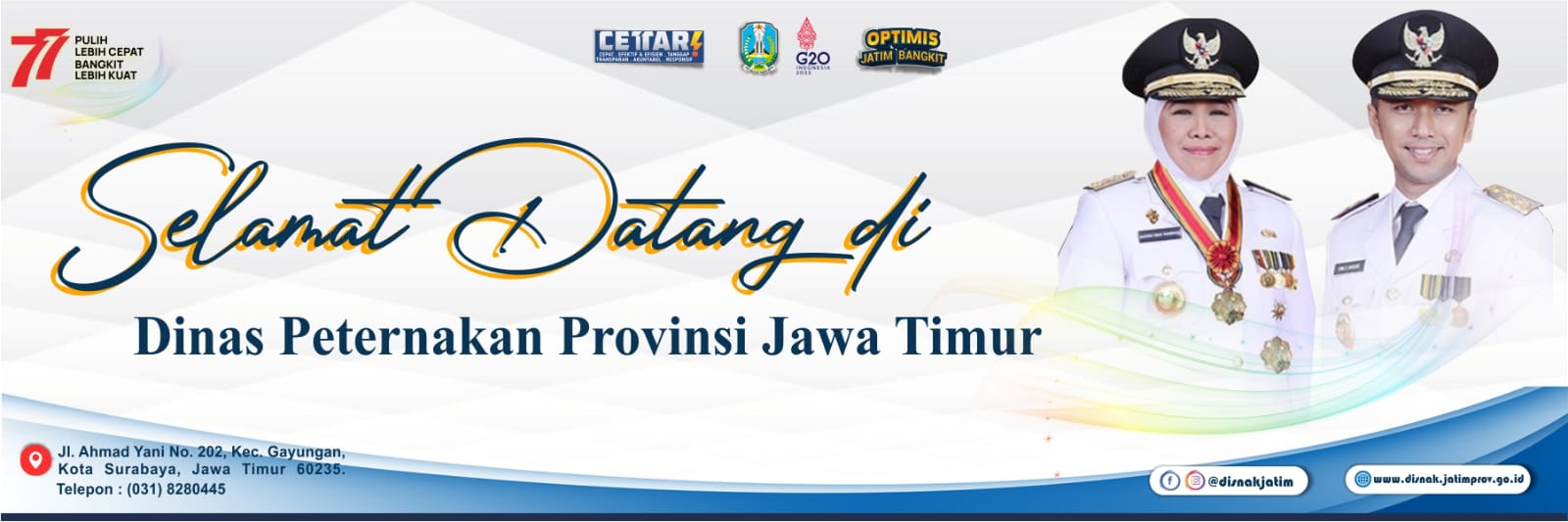 welcome disnak jatim