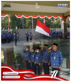 upacara dirgahayu 77