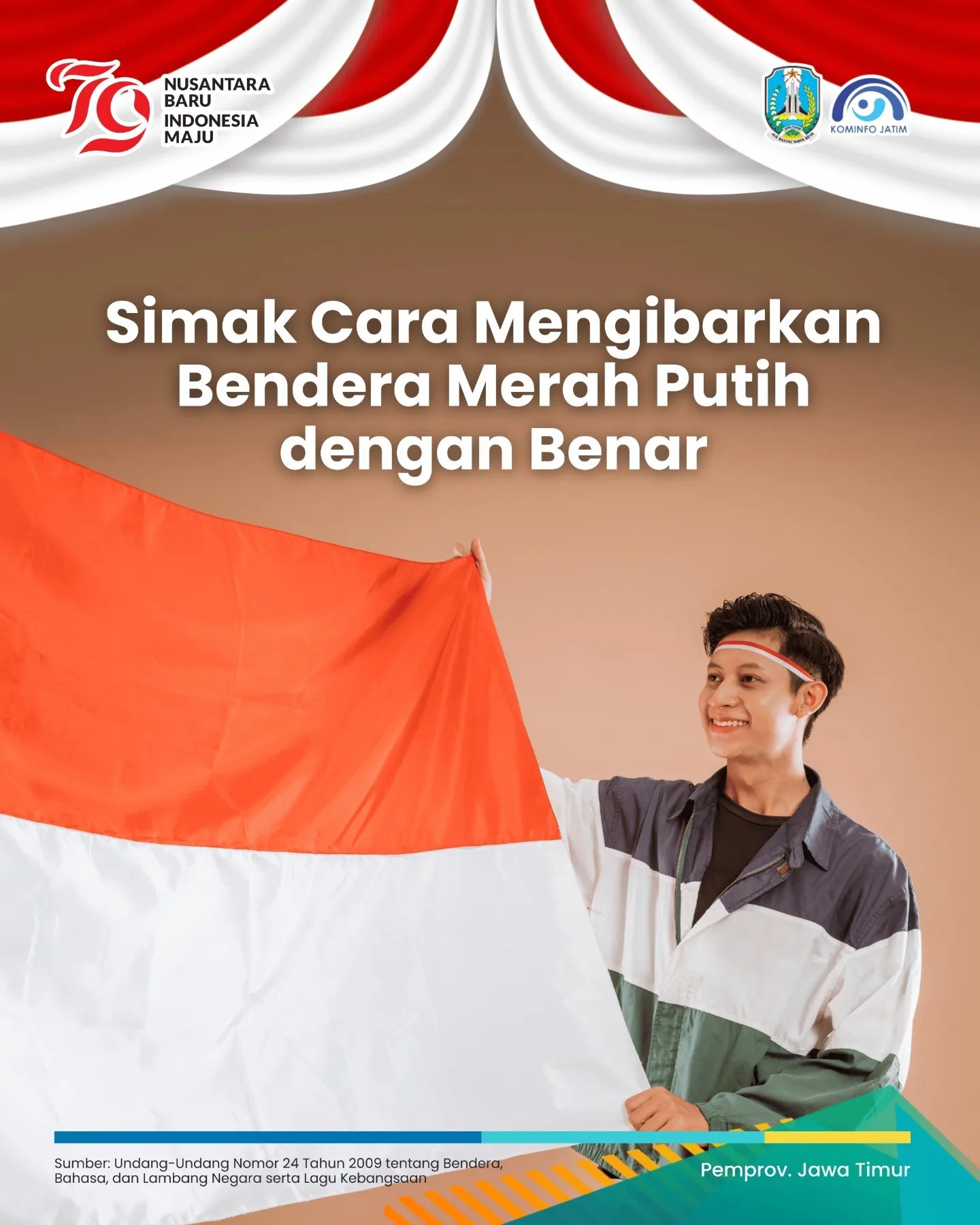 Cara Mengibarkan Bendera Merah Putih dengan Benar