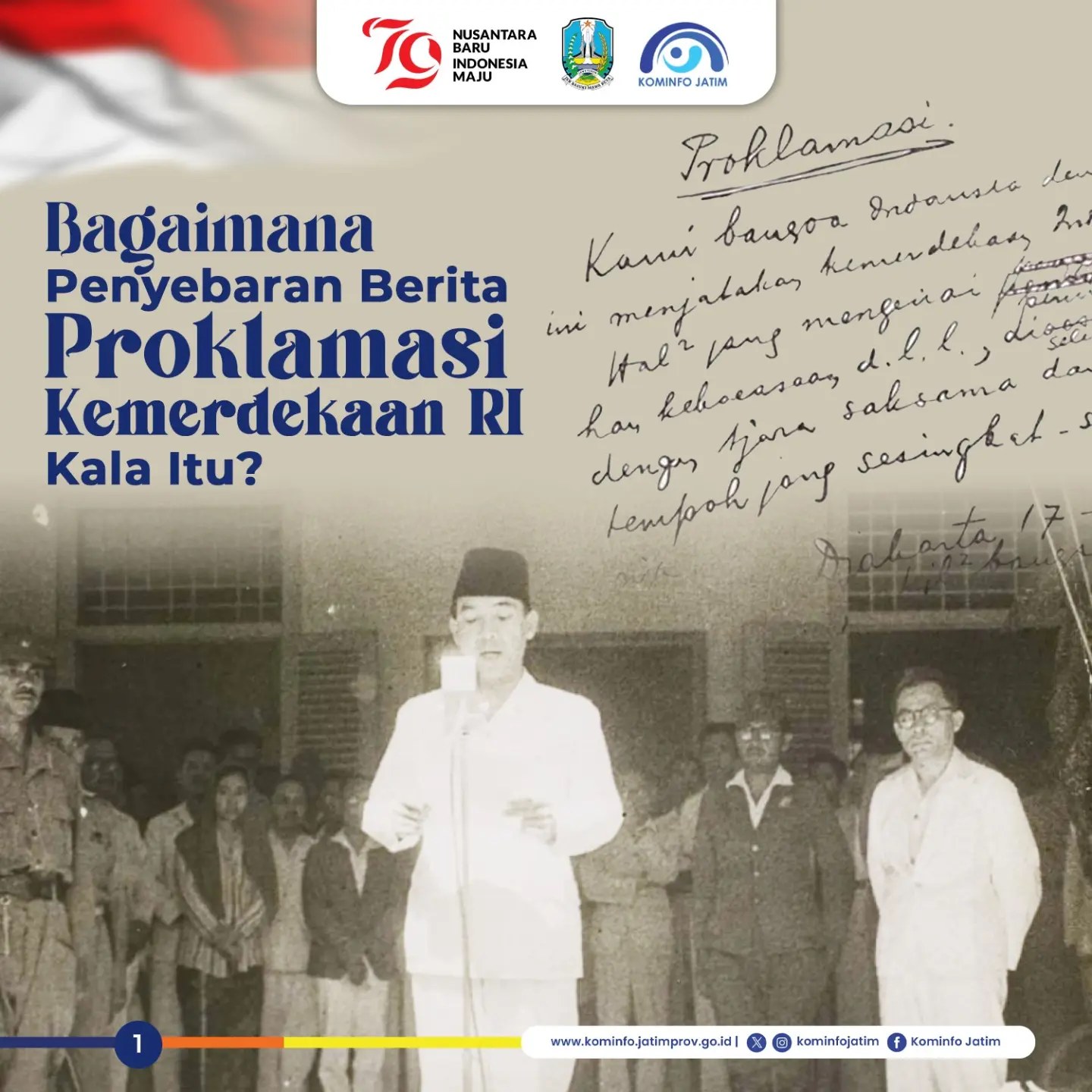 penyebaran proklamasi