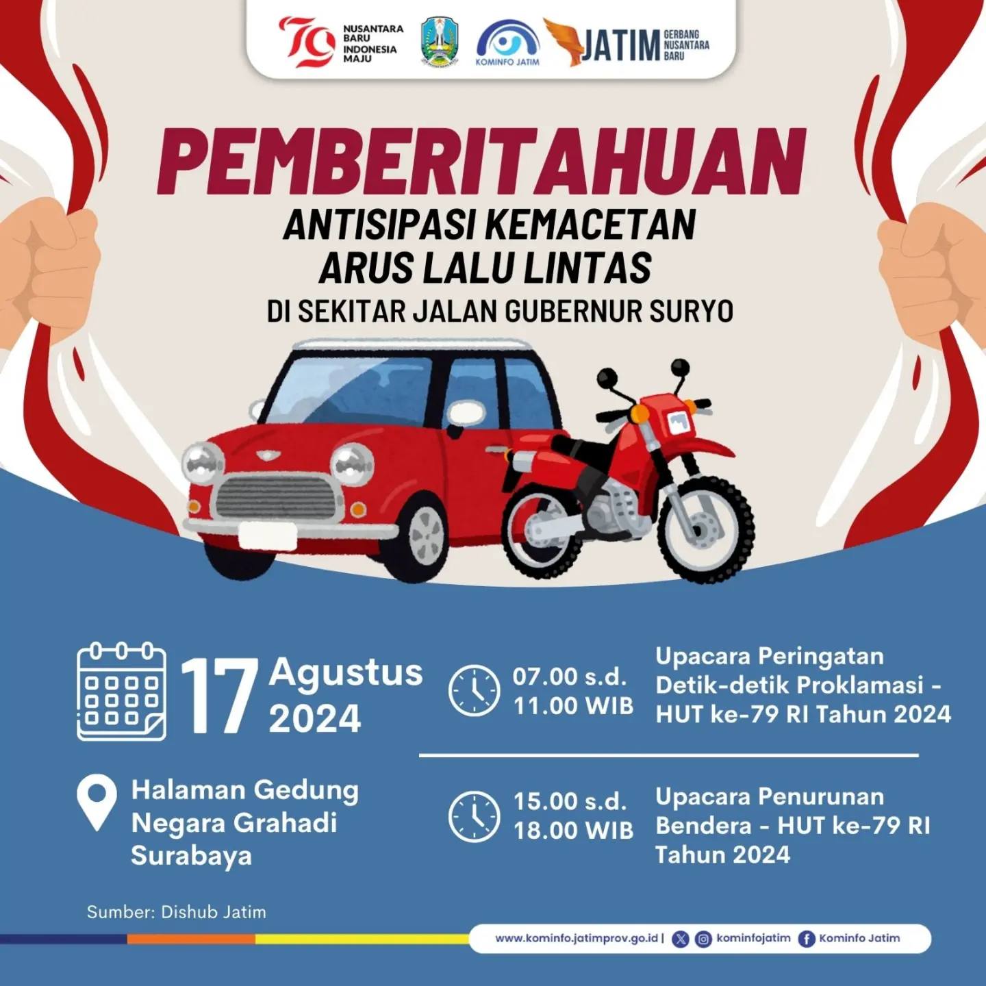 macet upacara 2024