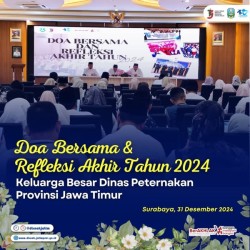 Menyongsong Tahun Baru Disnak Jatim Gelar Doa Bersama dan Refleksi Tahun 2024