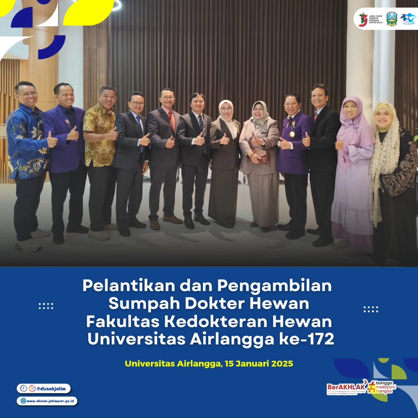 pelantikan drh unair 2025 2