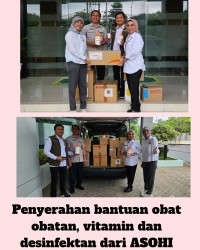 Penyerahan Bantuan Obat-Obatan, Vitamin, dan Desinfektan dari ASOHI