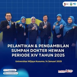 pelantikan dan pengambilan sumpah drh XIV