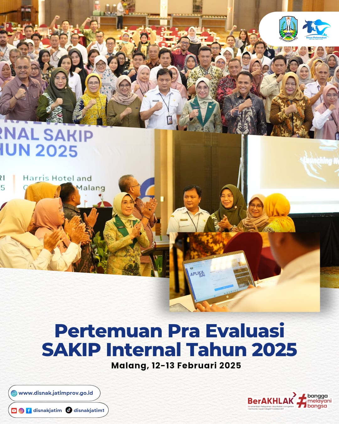 Pertemuan pra evaluasi sakip 2015
