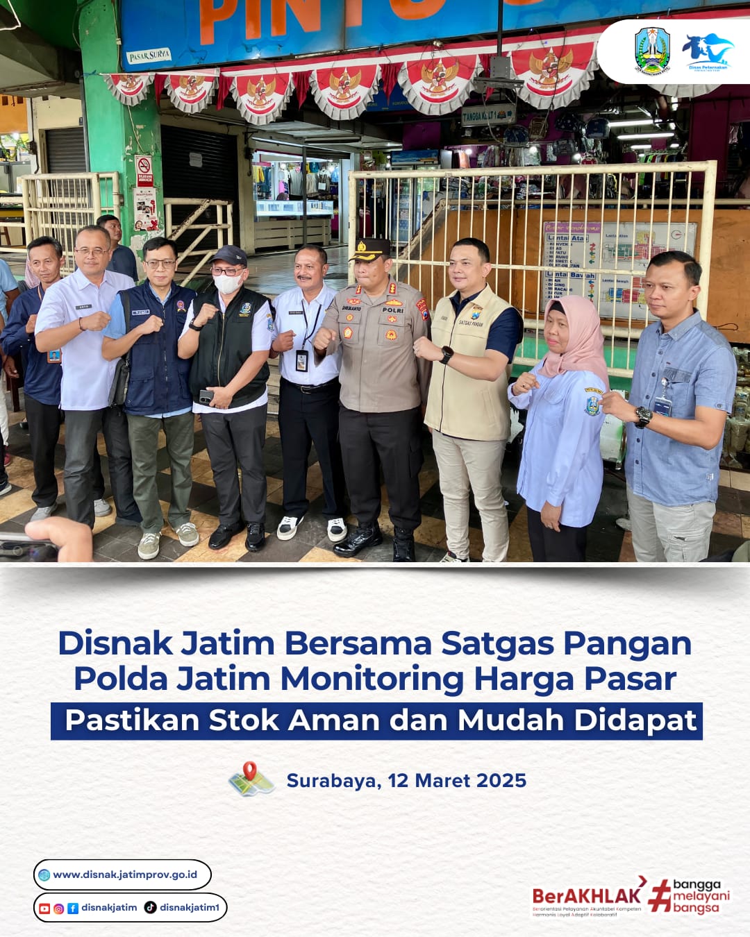 Monitoring harga pasar maret