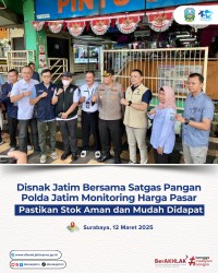 Monitoring harga pasar maret