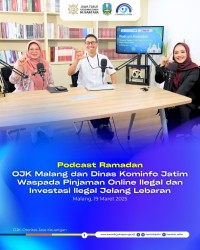 podcast OJK Malang dengan Kominfo