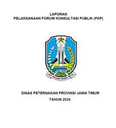Laporan Pelaksanaan Forum Konsultasi Publik (FKP) Tahun 2024
