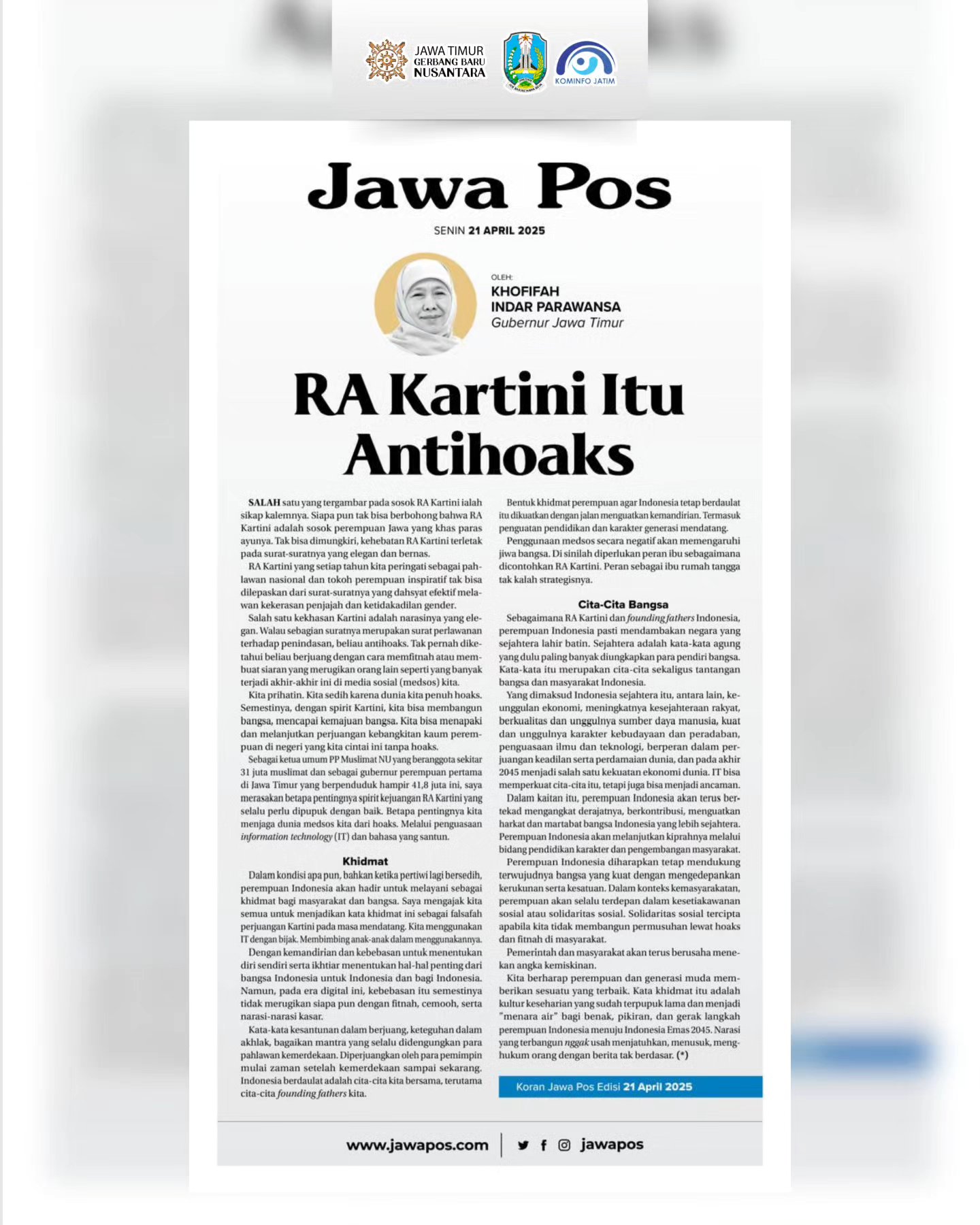 RA KARTINI ANTIHOAKS