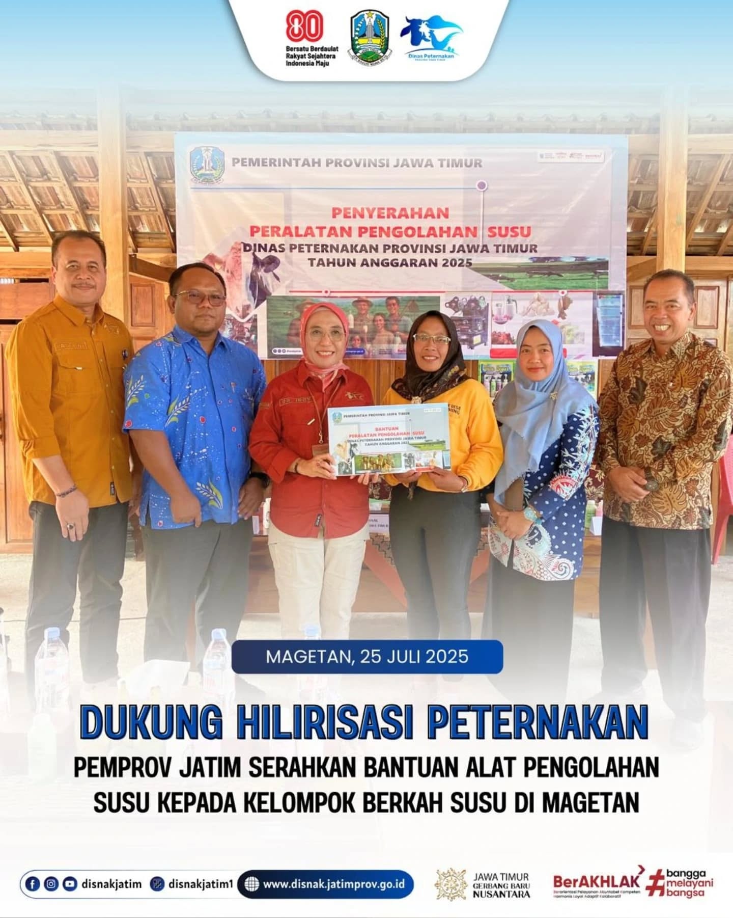 distribusi bantuan alat magetan